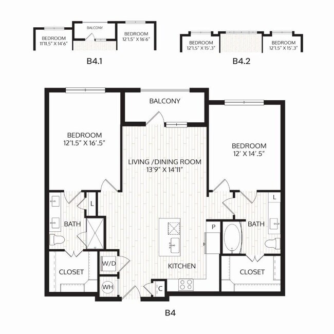 B4.1 3034 floor plan