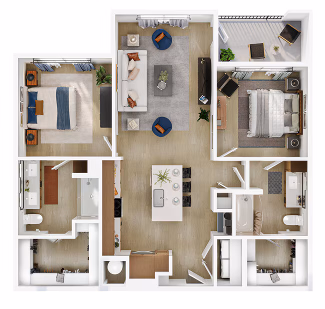 Unit 1221 1221 floor plan
