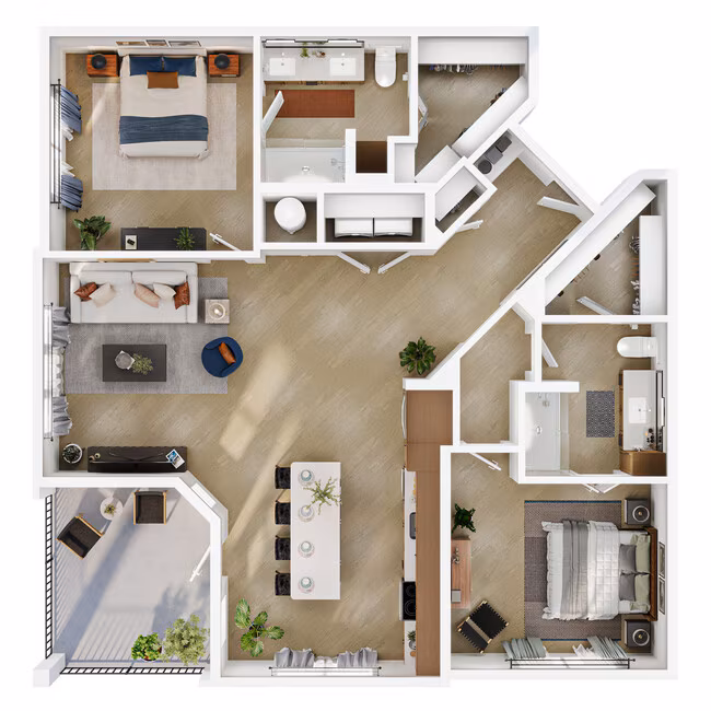 Unit 1217 1217 floor plan