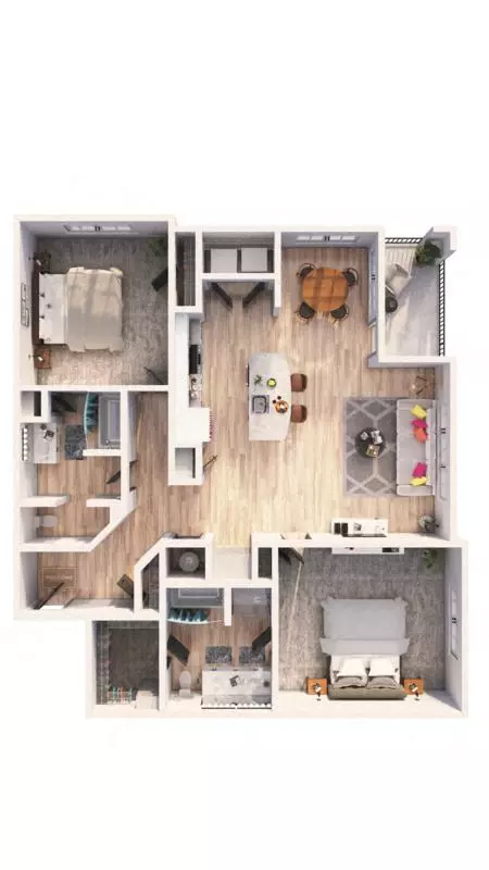 B2B 451 floor plan
