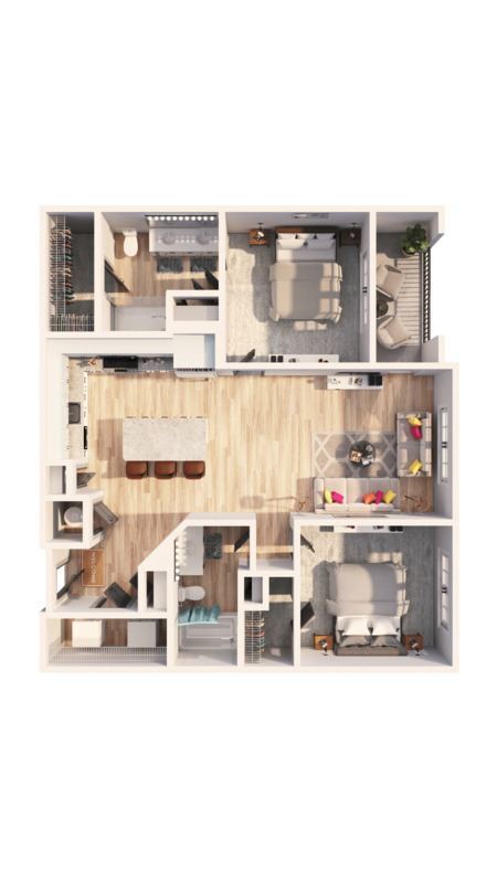 Unit 349 415 floor plan