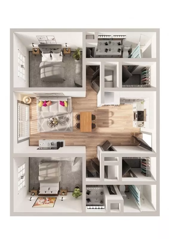 Unit 2-09516 4-2109 floor plan
