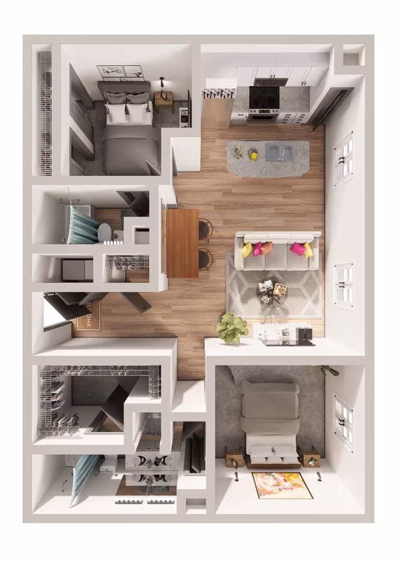 B2M 1-1-5402 floor plan