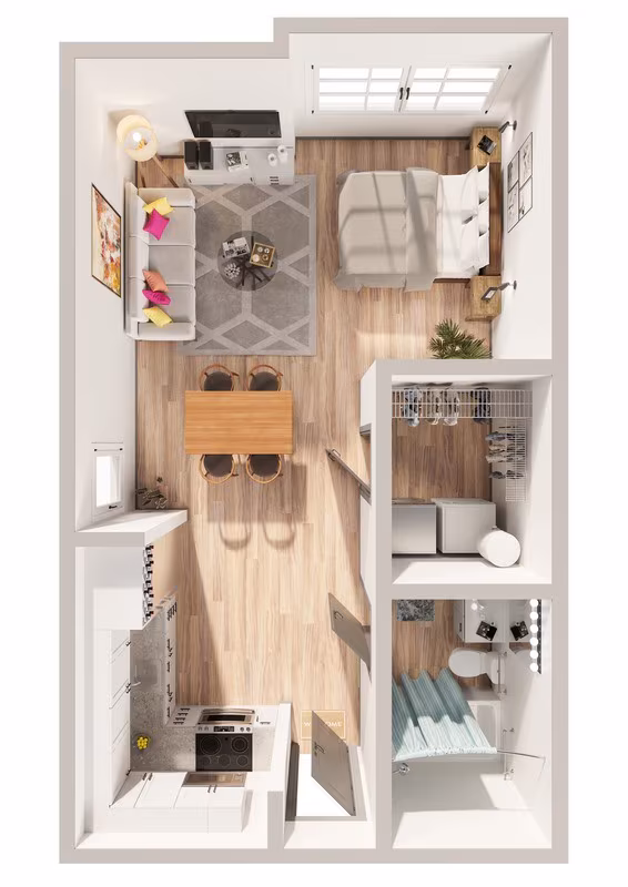 Unit 2-08420 5-8138 floor plan