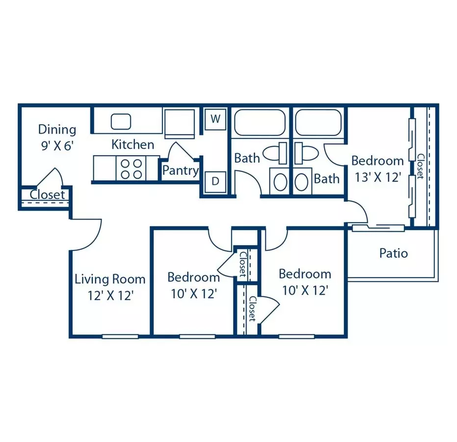 Unit 1704 1704 floor plan