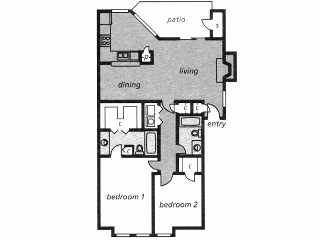 Unit 0808 0808 floor plan