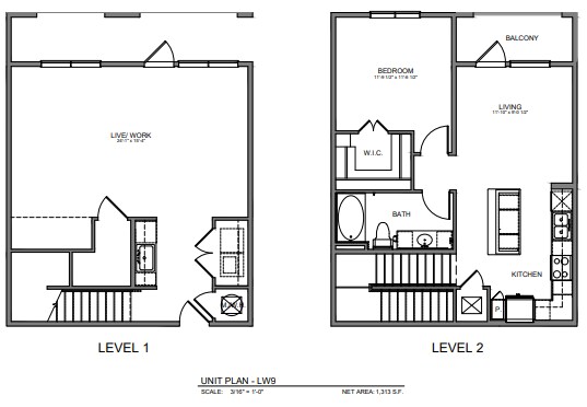 LW1 1109 floor plan