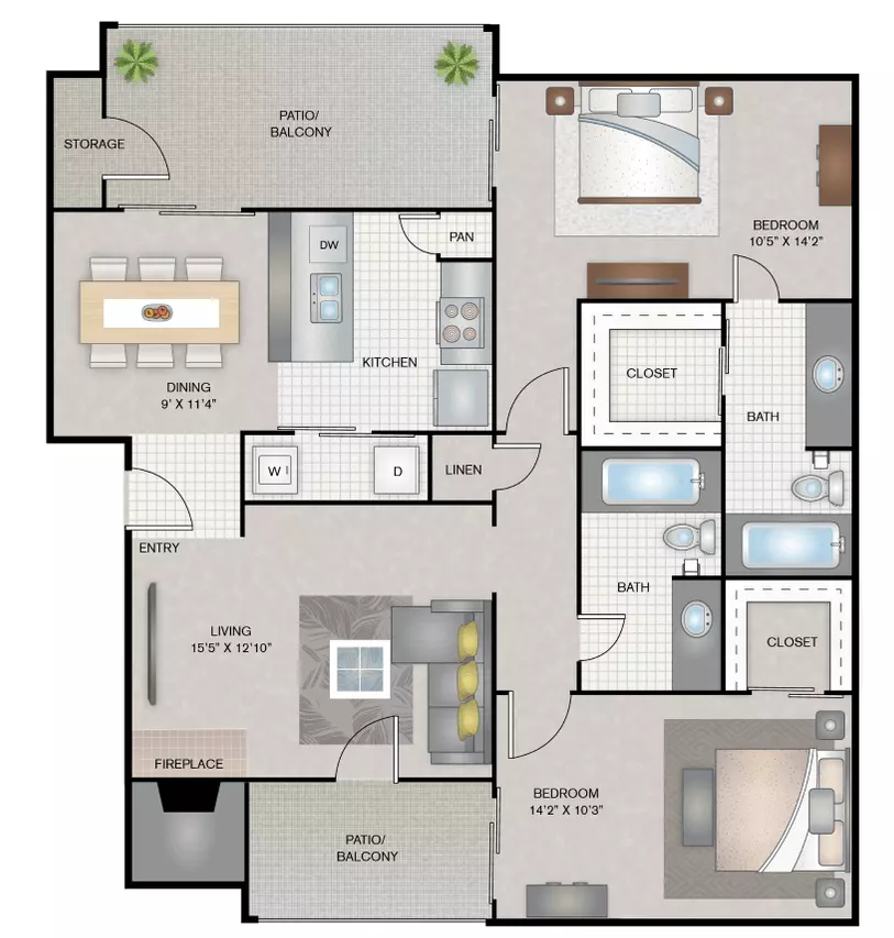 B2 2048 floor plan