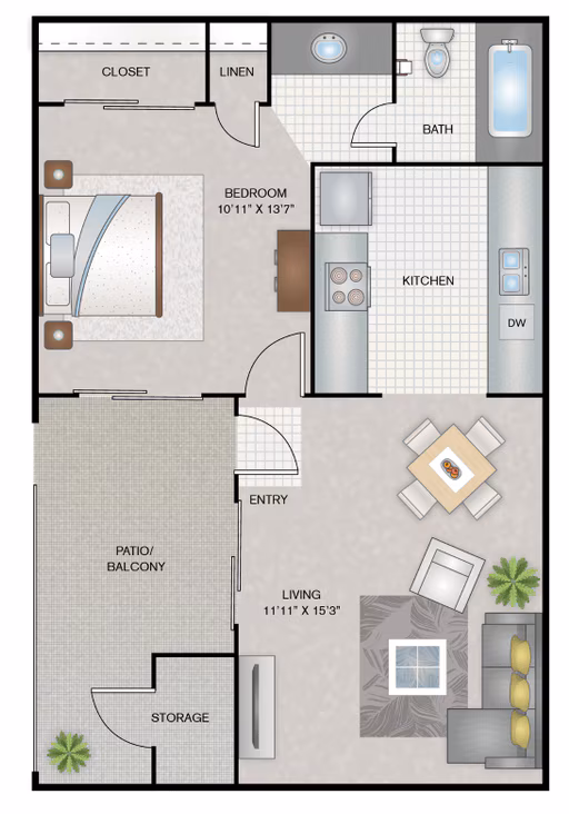 A1 1105 floor plan