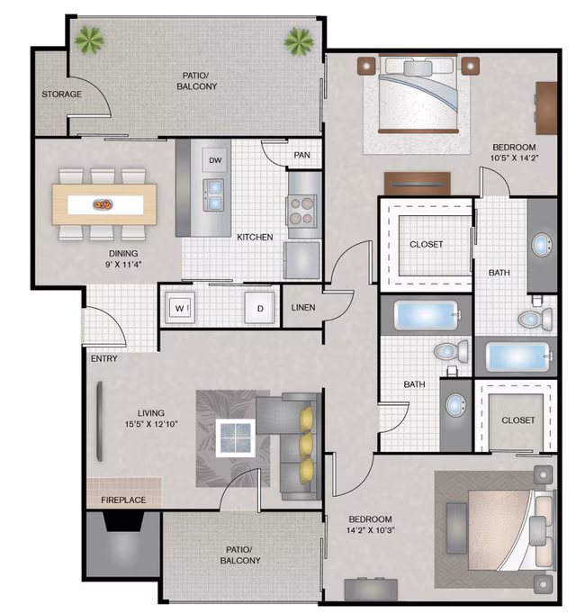 B2 1002 floor plan