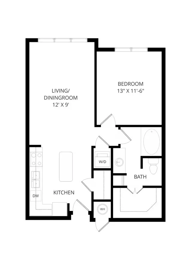 Unit L405 L304 floor plan