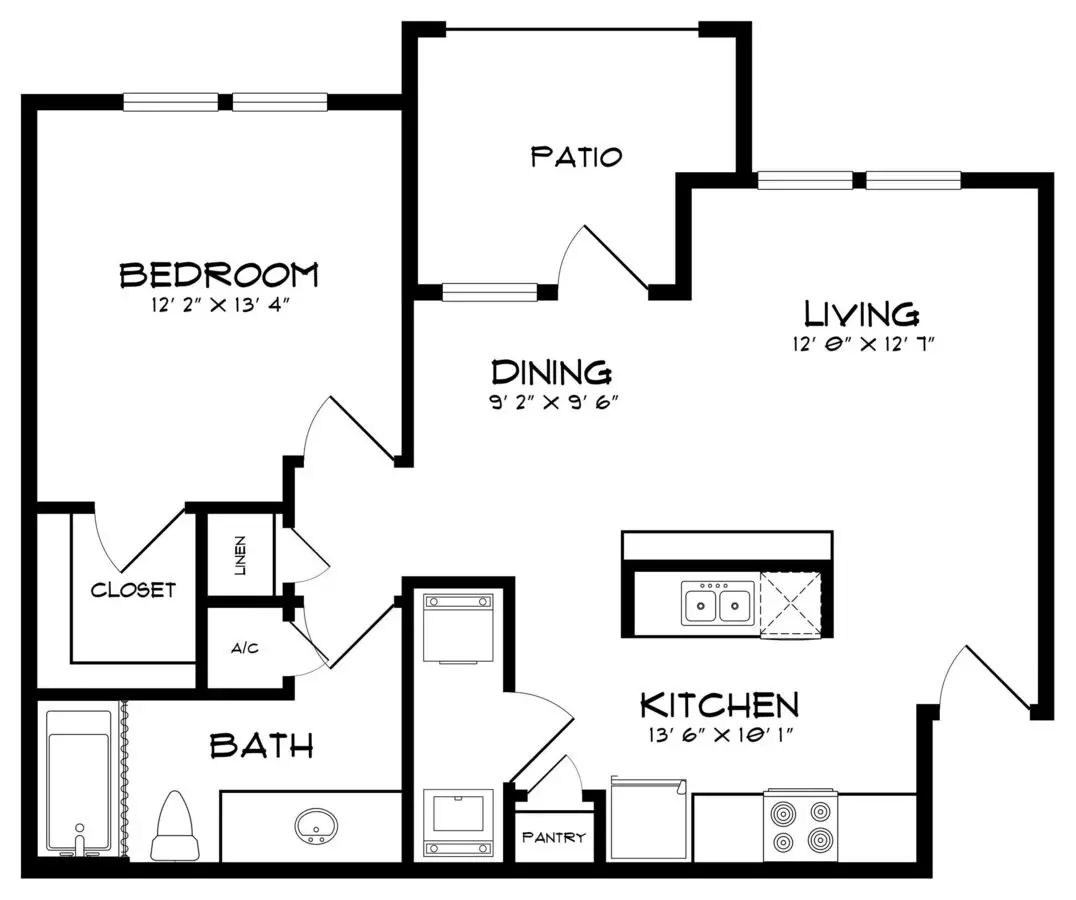 Unit 824 837 floor plan