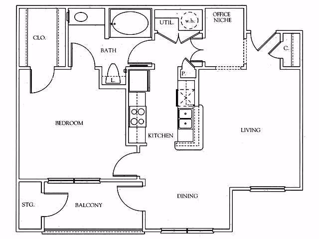 Unit 134 134 floor plan