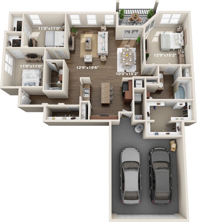 Lunar 2305 floor plan