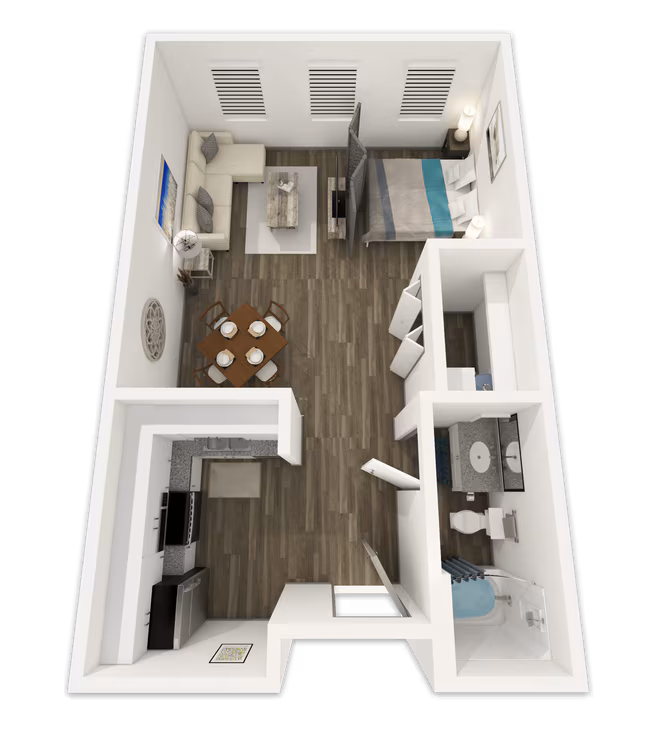 Studio • 1 Bath 2310 floor plan