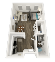 Studio 3226 floor plan