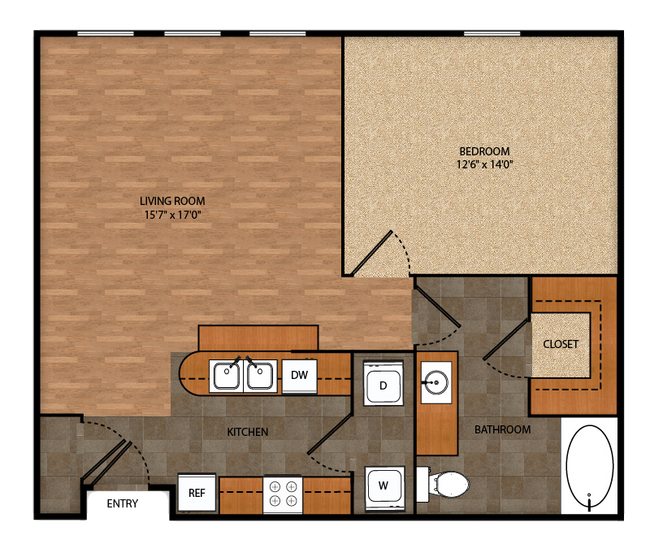 Unit 1208 1208 floor plan