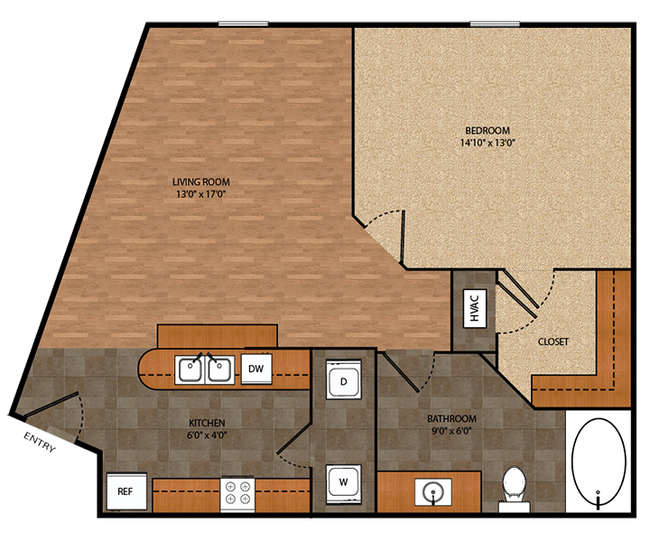 Unit 2106 2106 floor plan