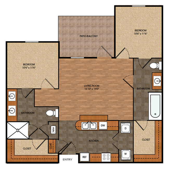 Unit 2125 2125 floor plan