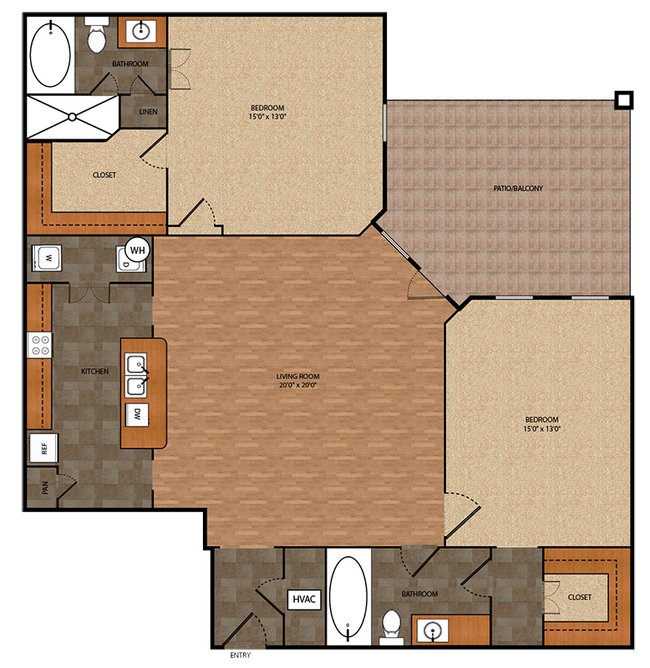 Unit 2318 2318 floor plan