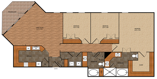 Unit 2101 2101 floor plan