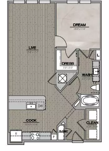 Unit 1331 2261 floor plan