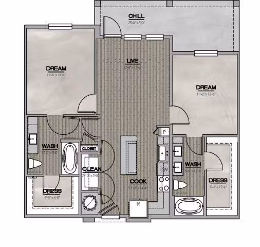 Unit 2203 2231 floor plan