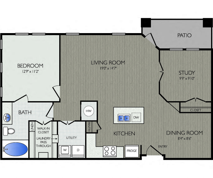 A6 4118 floor plan
