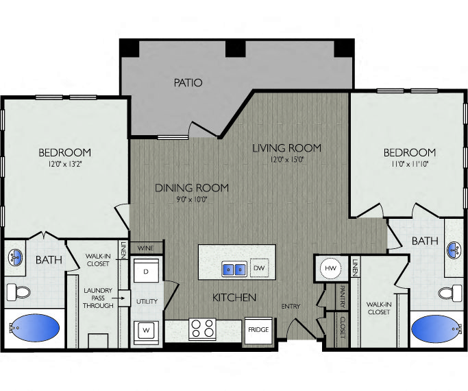 Unit 5316 5316 floor plan