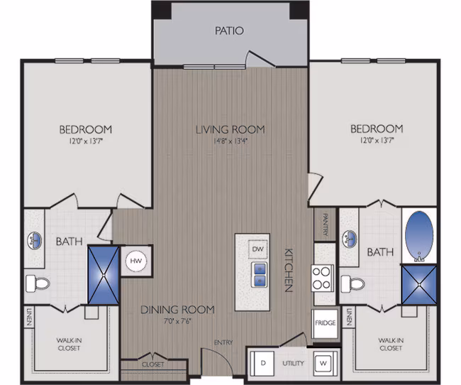 Unit 3324 5306 floor plan