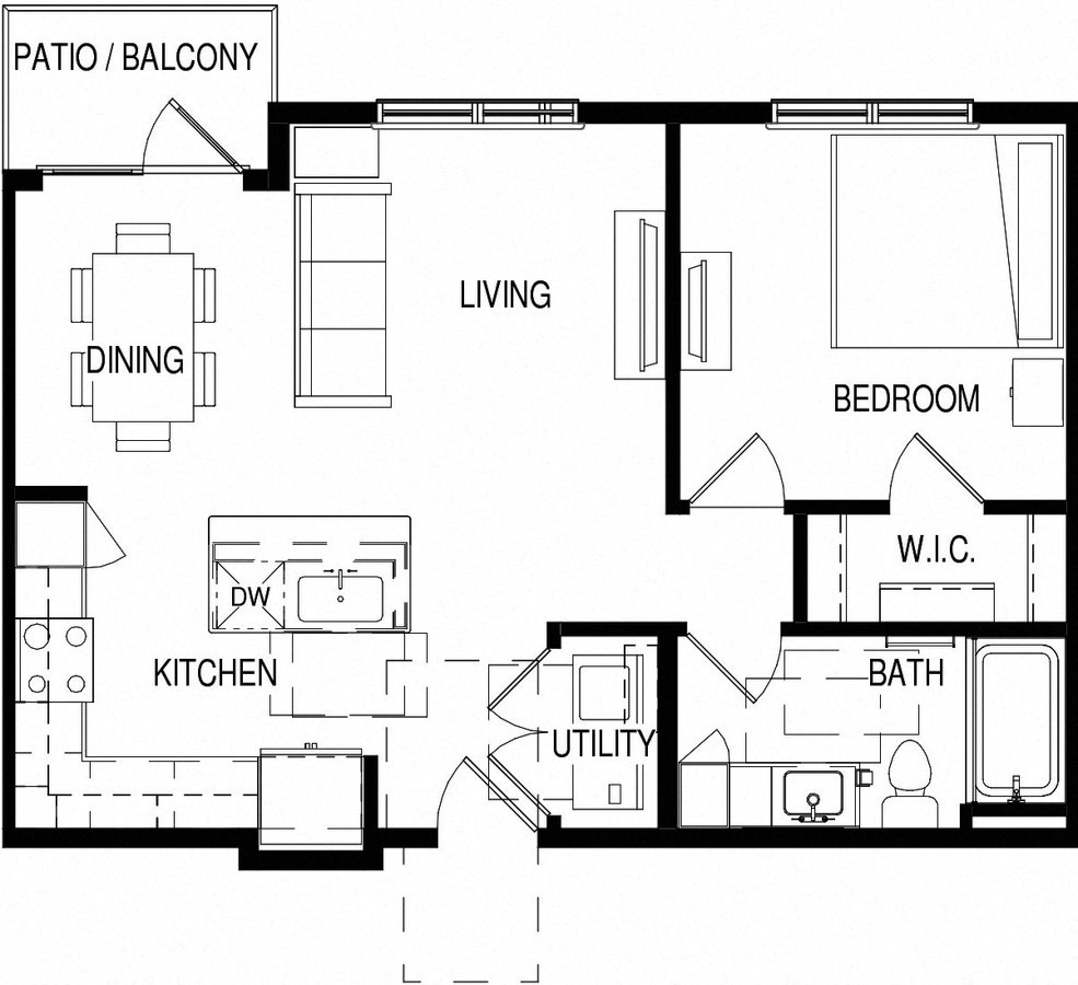 Unit A414 A414 floor plan