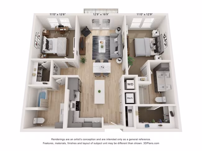 Unit 154 124 floor plan