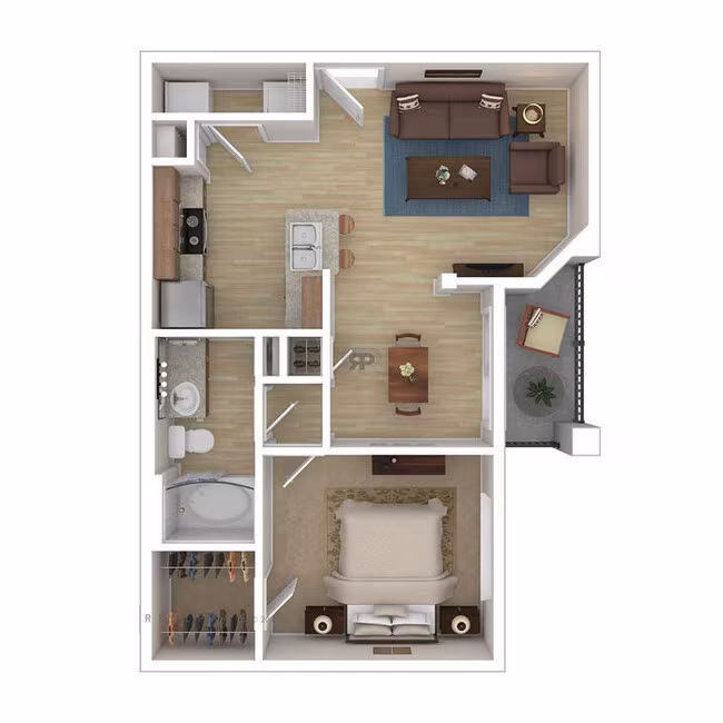 Unit 1934 1934 floor plan