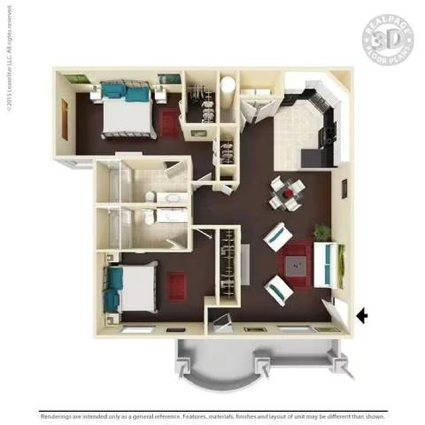 B1Quartz 46206 floor plan