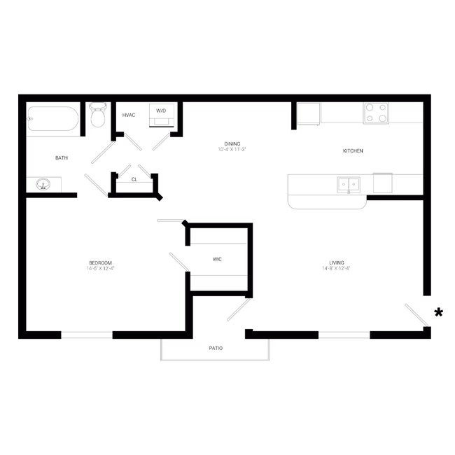 Unit 0537 0732 floor plan