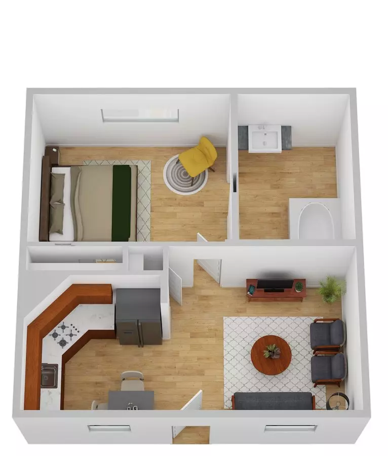 Unit - - floor plan