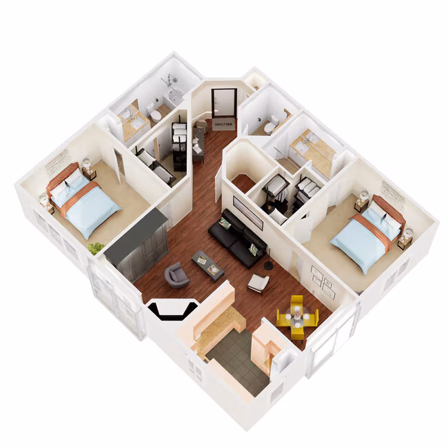 B2 218 floor plan
