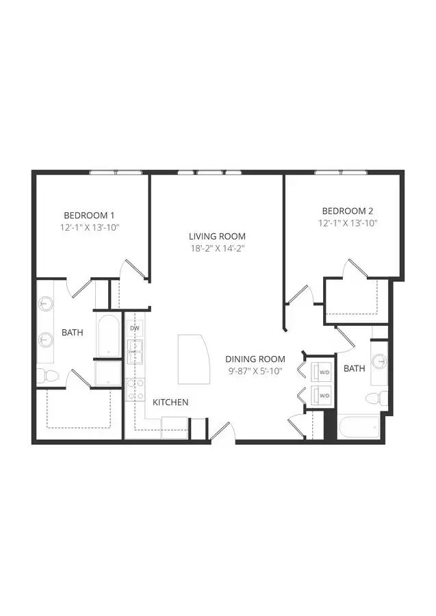 Unit P343 P343 floor plan