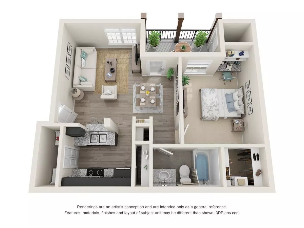 A1 1034 floor plan