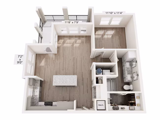 Unit 1211 1211 floor plan