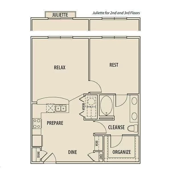 A2 5-5215 floor plan