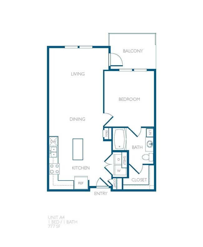 Unit 340 510 floor plan