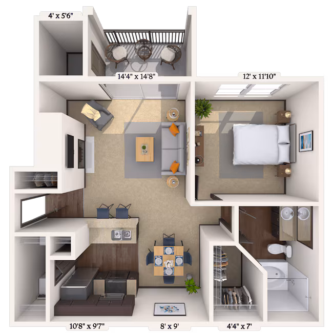 Unit 05512 08836 floor plan