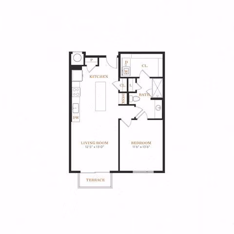 Unit 1410 1410 floor plan