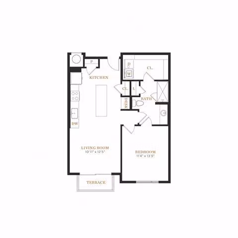 Unit 1253 1253 floor plan