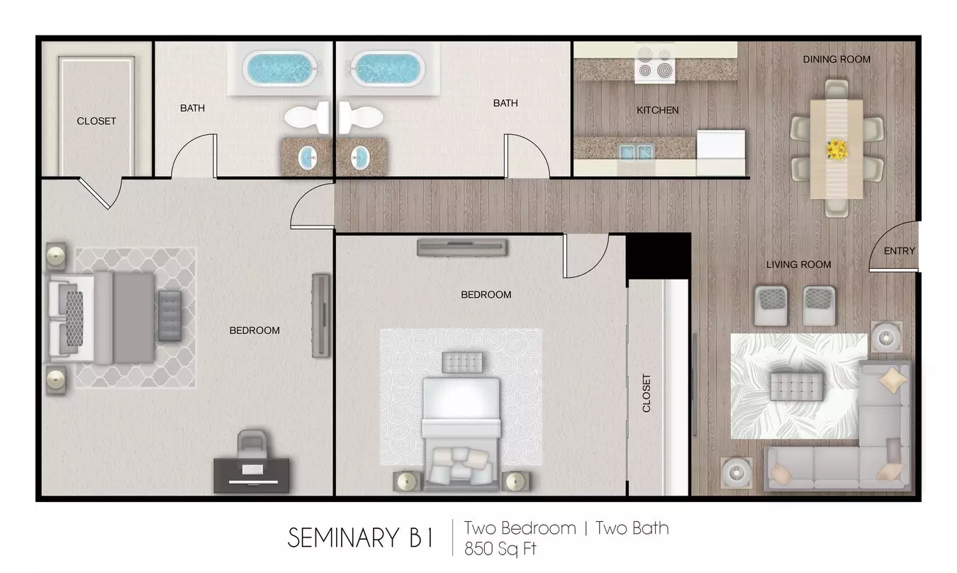 Unit 1376-138R 1376-138R floor plan