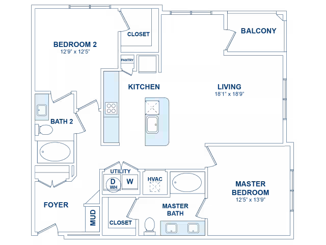 Unit 8302 3202 floor plan