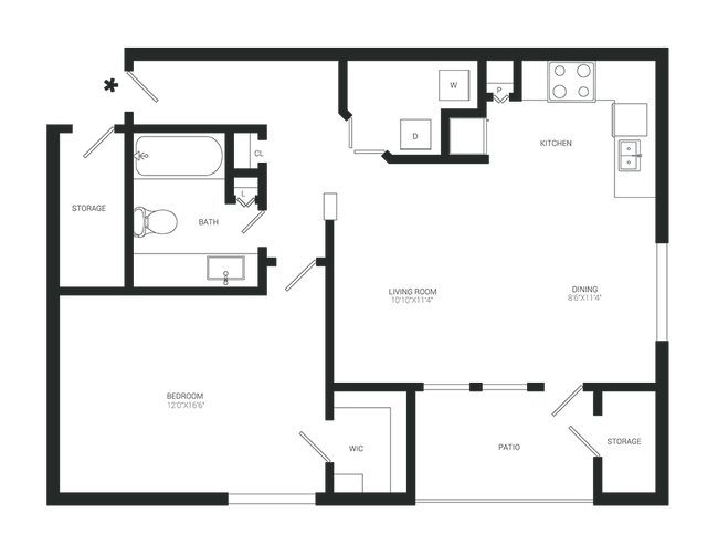 Unit 1737 1737 floor plan