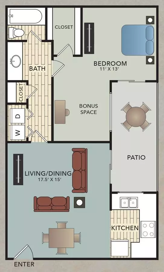 A2 floor plan