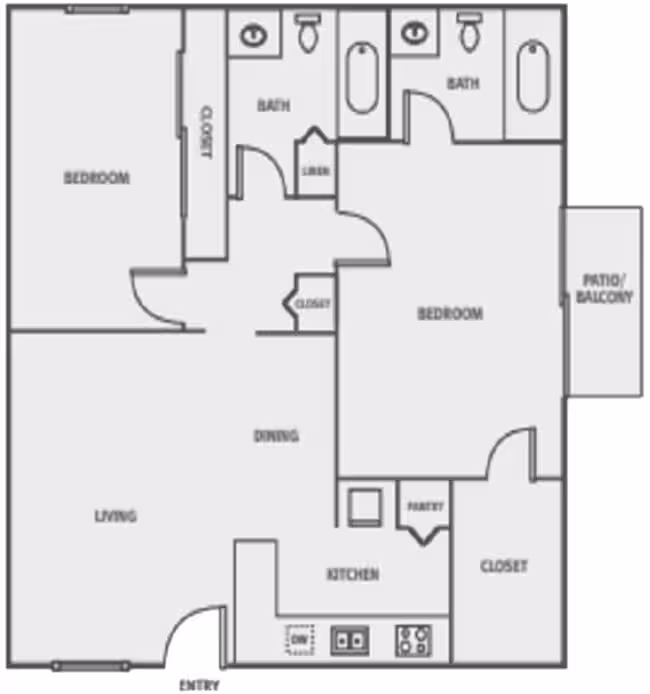 Unit 1073 1073 floor plan